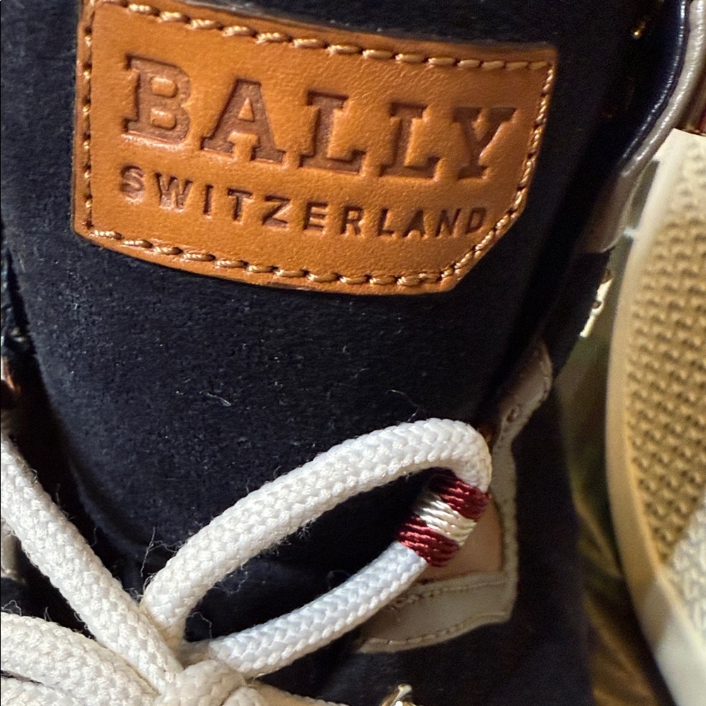 Bally Avyd Men's Navy High-Top Sneakers - Picture 11 of 12